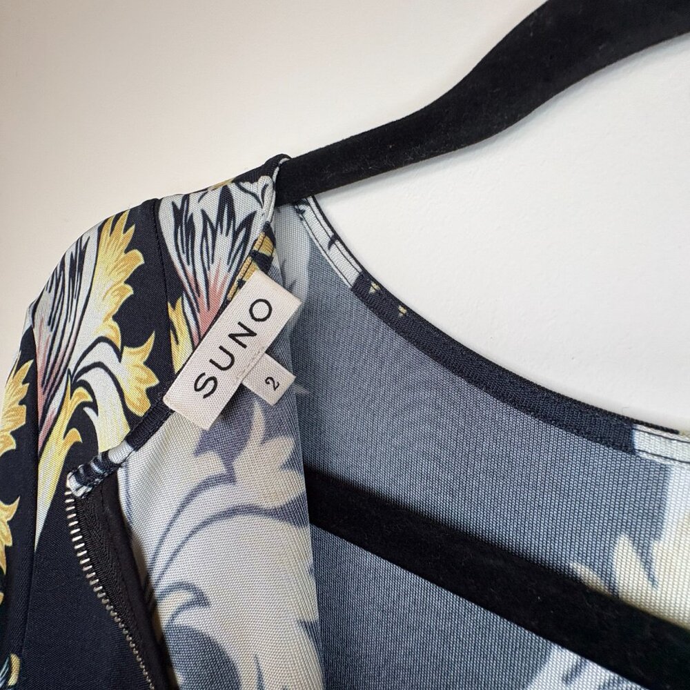 Suno, Long Sleeve Print Dress  Size: 2 - Picture 4 of 4